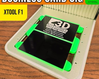 xTool F1 Jig for Engraving Metal Business Cards (8.6 x 5.4cm)