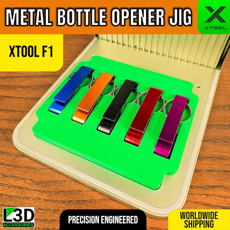 Xtool Key Ring Xtool F1 Jig Bundle: 20 STL Files for Laser Engraving (digital Download ...