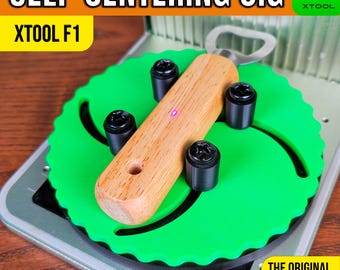 Self-Centering Jig | The Original xTool F1 Alignment Fixture for Precision Engraving