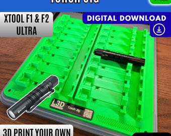 xTool F1 F2 Ultra Torch Engraving Jig STL File (Digital Download)