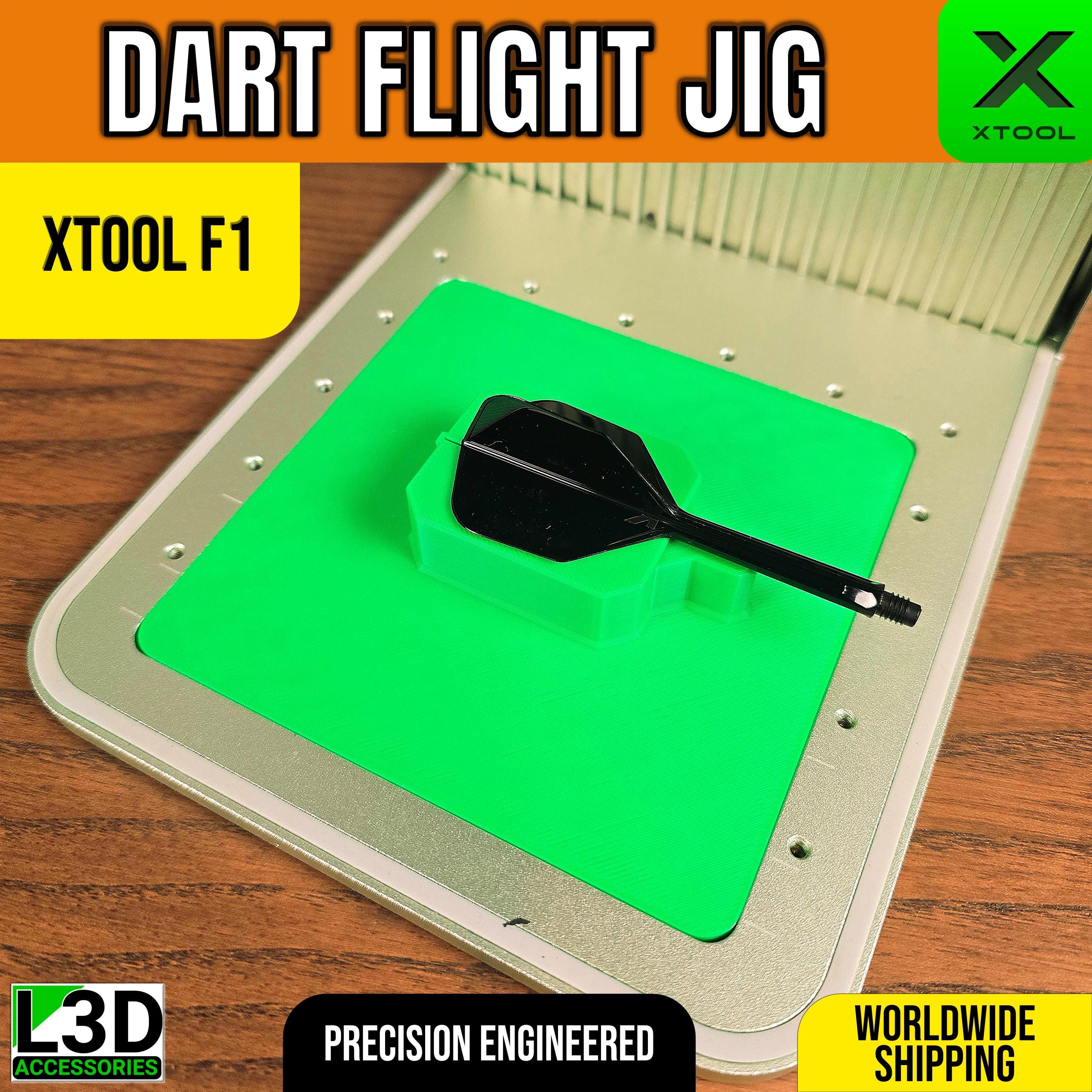Ｆ１　ツールディスク Dart Flight Engraving Jig | Xtool F1 & F1 Lite Holder for Standard