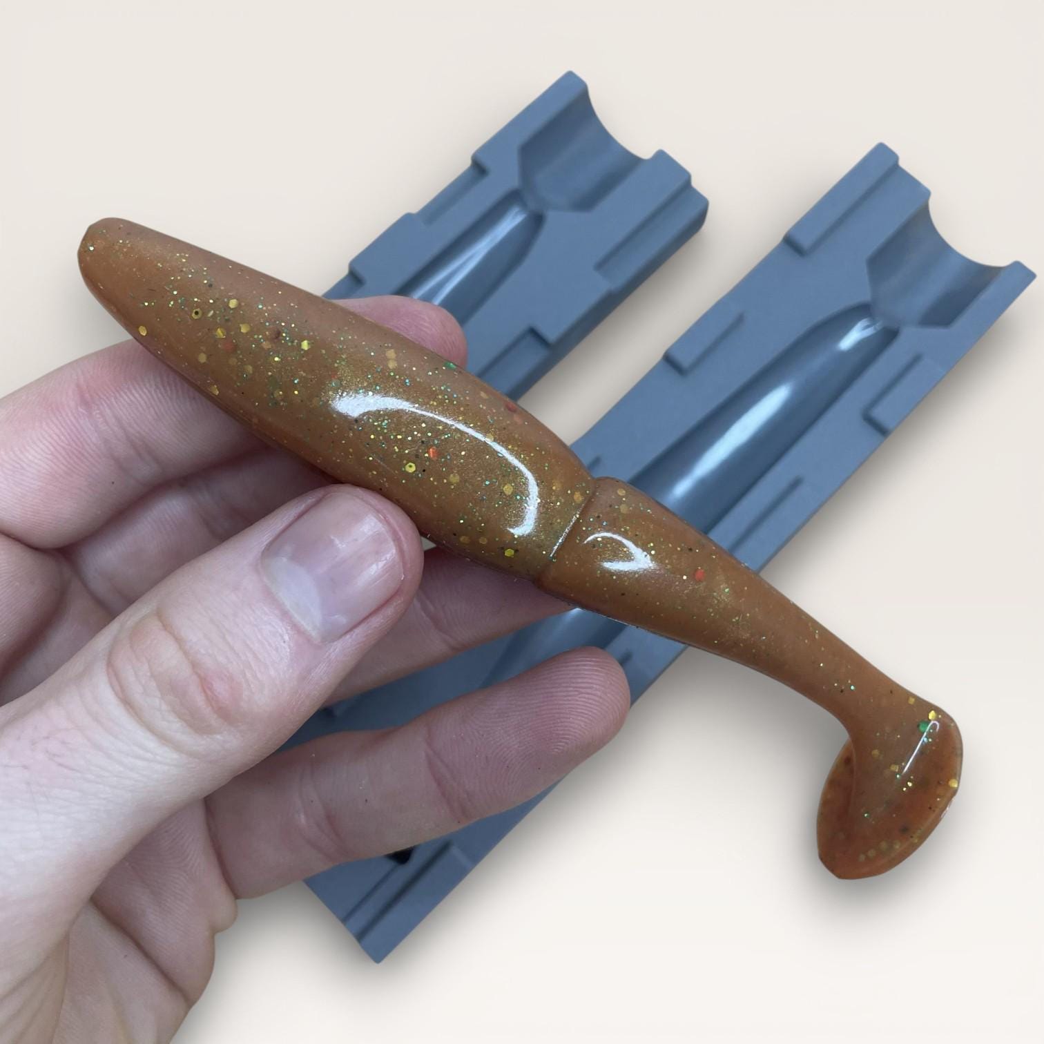 Moule Leurres Souples Shad 12,5 cm - DIY - Pêche carnassiers - Soft