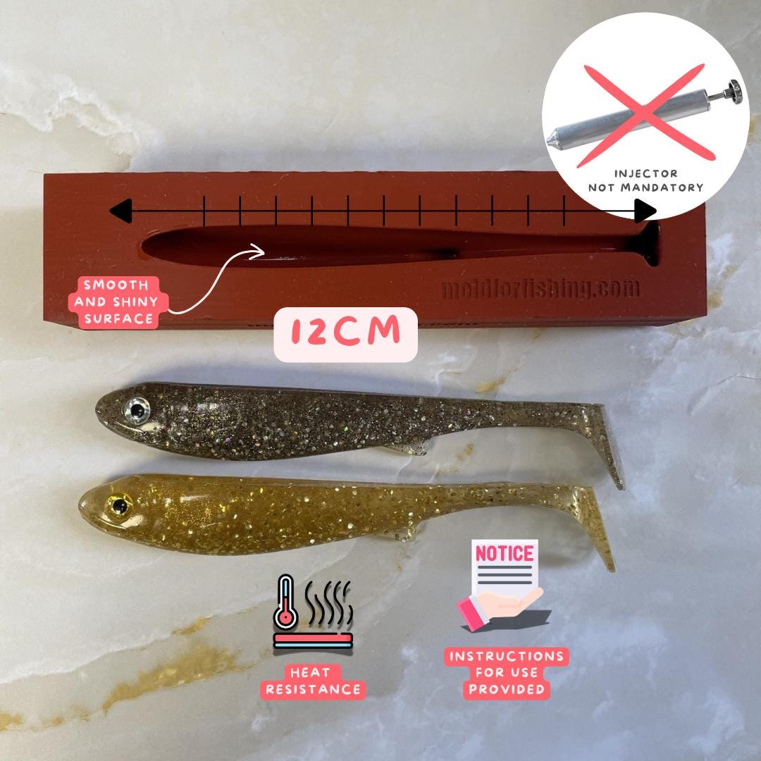 LEURRES SOUPLES FISHUS ESPETIT SOFT SHAD 12CM à 8,90 € par FISHUS