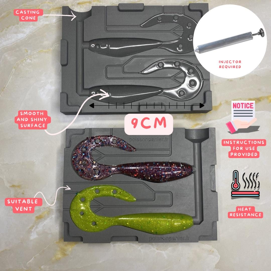 Gunki GRUBBY SHAD Concept Street Fishing Jig Heads Soft Plastic Bait Lure Pike E - Foto 10