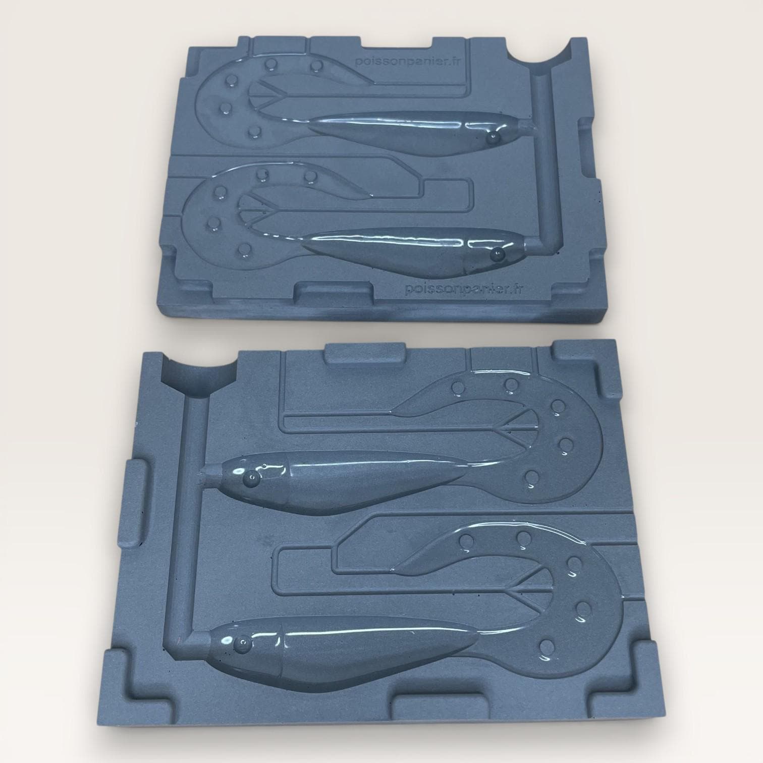 Moule Souple 12cm Pour Leurre Grub – Fabrication Maison DIY Pêche Carnassiers – Moldforfishing