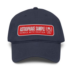 Astrophage Sample Dad Hat – Sci-Fi Inspired Embroidered Cap | Project Hail Mary Hat | Minimal Nerd Apparel | Subtle Geek Gift