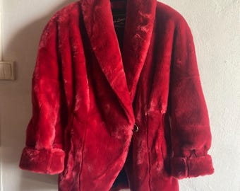 Vintage Jean Louis de Paris fur jacket, made in France