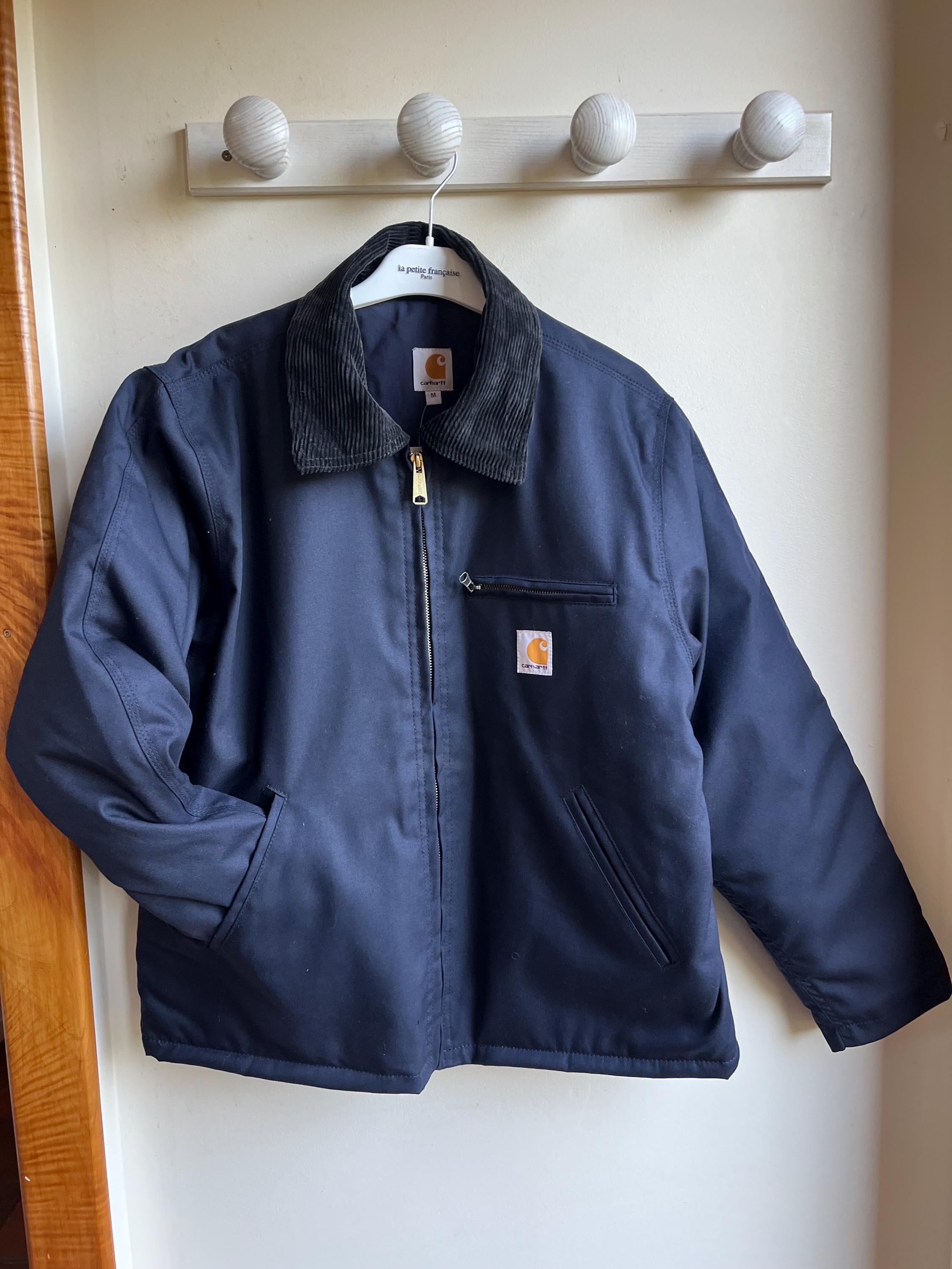 Carhartt Reworked Detroit Jacket With Velvet Collar - Etsy