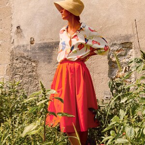 Vintage 50s midi skirt