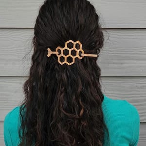 Honey Comb, Bee Hive Decorative Hair Pin