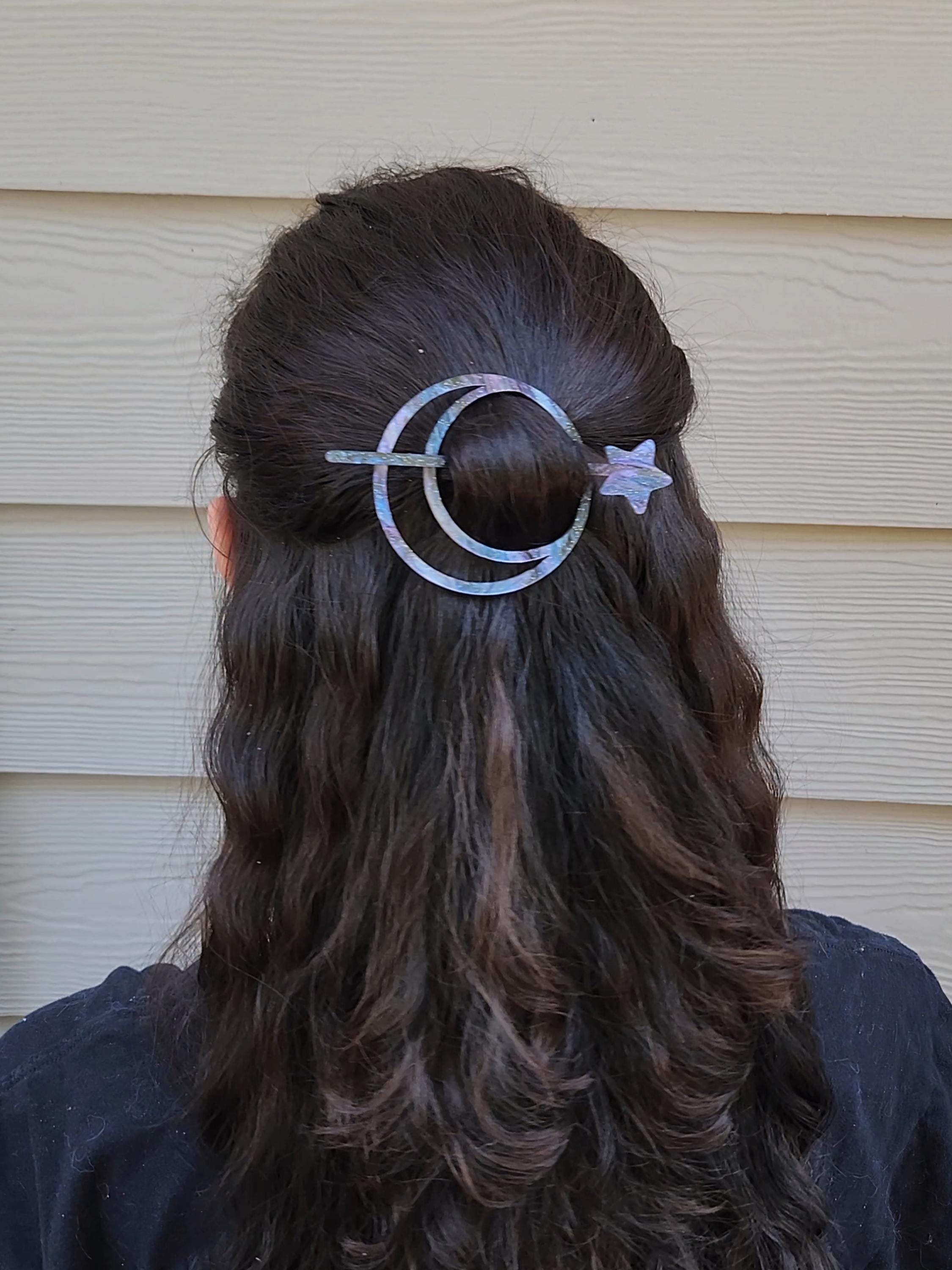 Moon hair accessory - Etsy 日本