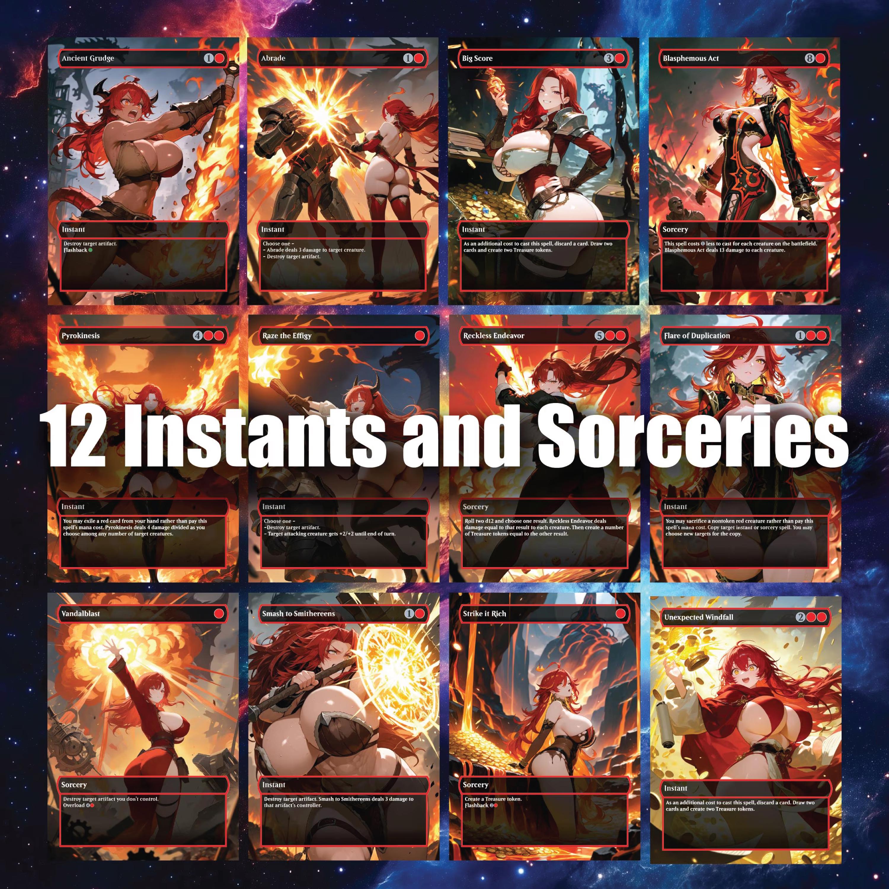 Sexy Redhead Proxy Deck – Magda, Brazen Outlaw Commander