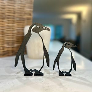 Elegant Penguin Sculpture | 3D Printed Art | Modern Home Decor | Unique Penguin Gift