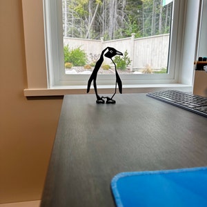 Elegant Penguin Sculpture | 3D Printed Art | Modern Home Decor | Unique