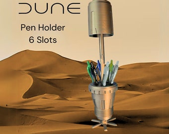 DUNE 2021 Pen holder, Rotative Pen Holder Desk Accessories