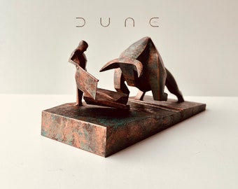 DUNE MOVIE BULL Statue - Handmade Finish Movie Figurine