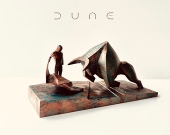 DUNE 2021 Statue, DUNE movie STATUE, Matador Gifted Figurine, Gift for Dune Movies Lovers