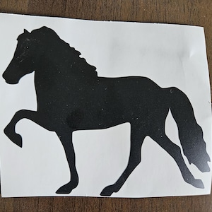Mooie sticker - Tölting IJslands paard