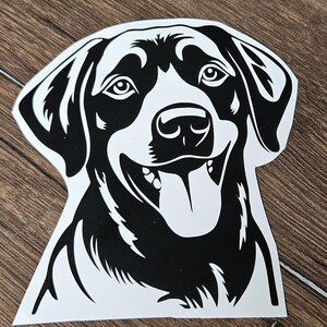 Mooie sticker - Labrador hondenkop