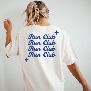 Run Club Shirt – Organic Cotton Unisex Running Tee – Perfect for Joggers, Marathon Runners, & Fitness Enthusiasts – Casual Sports Apparel
