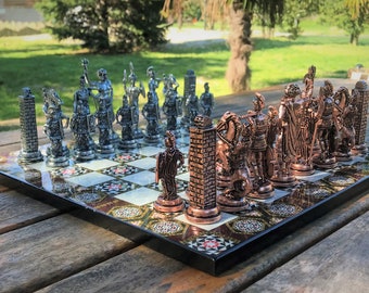 Gifts, Gifts for Sister, Personalized Gifts, Gifts for her ,Gifts for Girlfriend, Gifts for Mom, Wooden Chess ,Chess Set Handmade