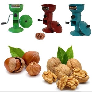 Nut Cracking Machine Home Type Hazelnut Walnut Almond Apricot Seed Olive Manual Nuts Cracking Machine Complete Metal , Gift Idea for Her zdjęcie 7