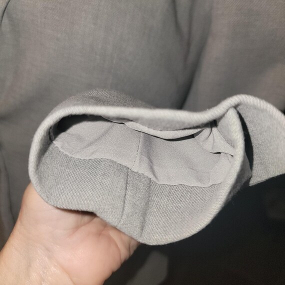 EXPRESS Light Heather Gray Single Button Blazer J… - image 10