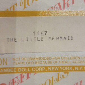 NEW VTG in orig. box Effanbee 11" The Little Mermaid Doll #1167 Storybook Coll. image 14