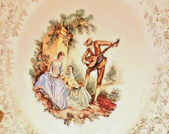 American Limoges Triumph China D'or Filigree 1TS284 Salad Plate 7