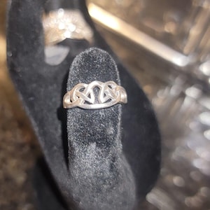 Sterling Silver Ring, Celtic Knot, sz 6, Artisan, Quality crafted