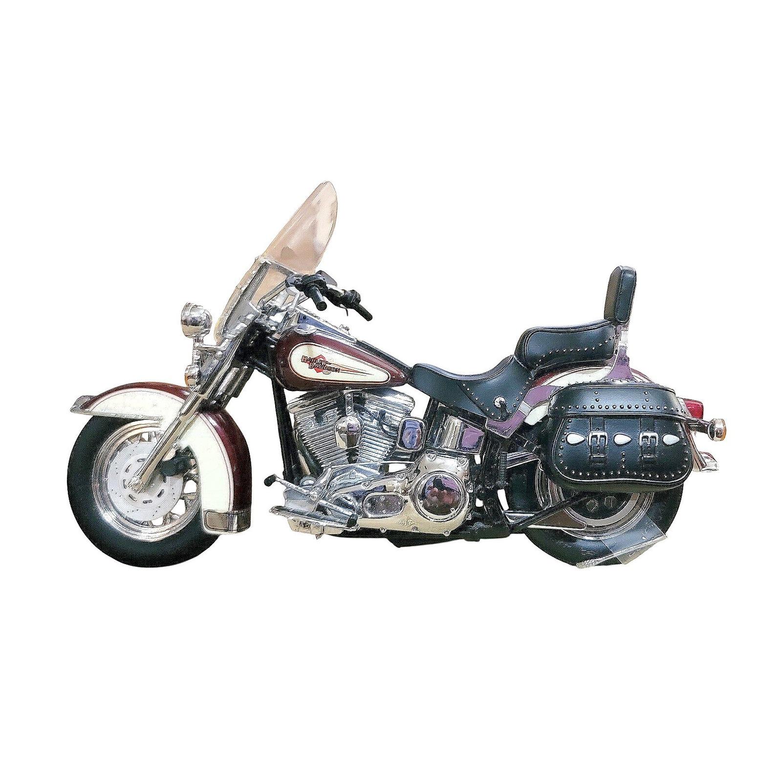 ◆FRANKLIN MINT ハーレーダビッドソン バイク模型 09245 Franklin Mint Harley Davidson Heritage Softail Classic Diecast