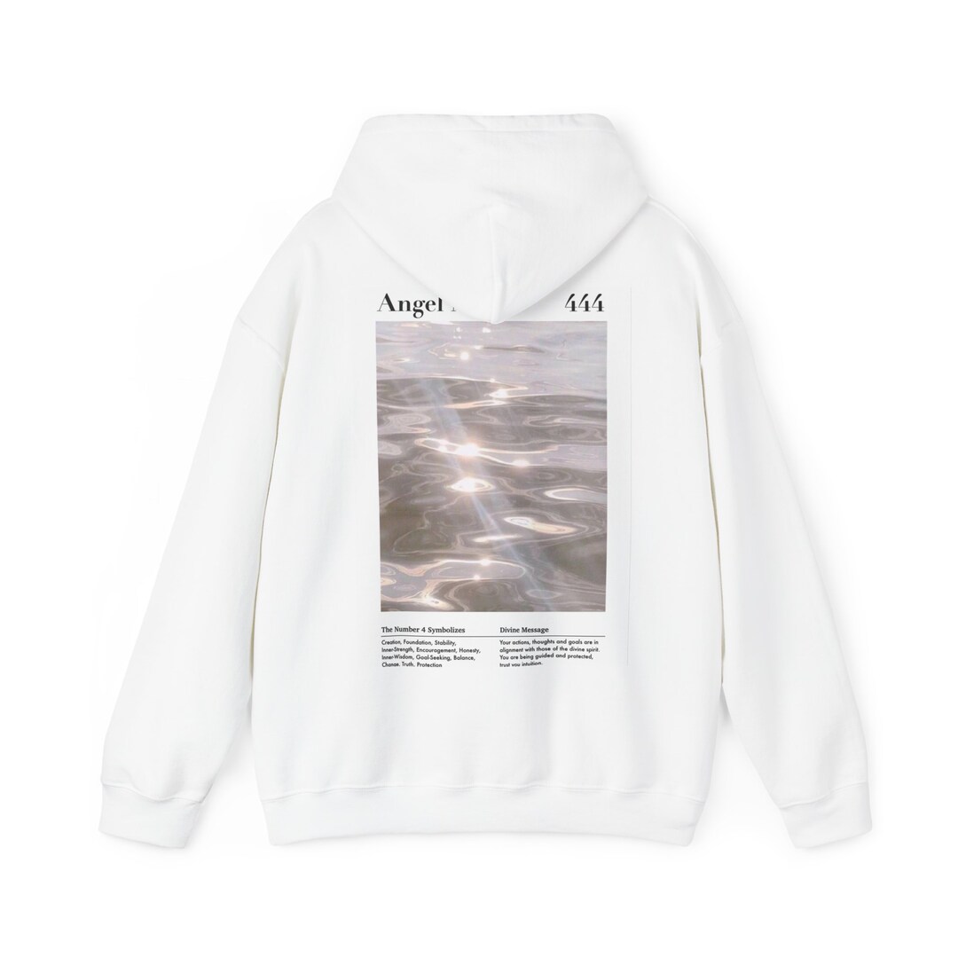 444 Meaning Spiritual Hooded Sweatshirt Etsy