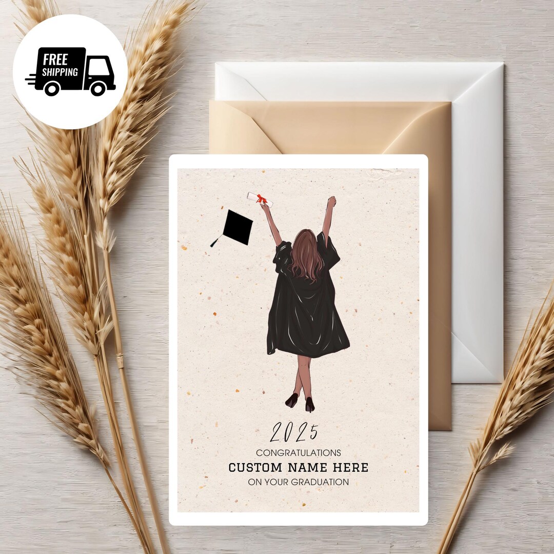 Congratulations Graduate Custom Name - Etsy