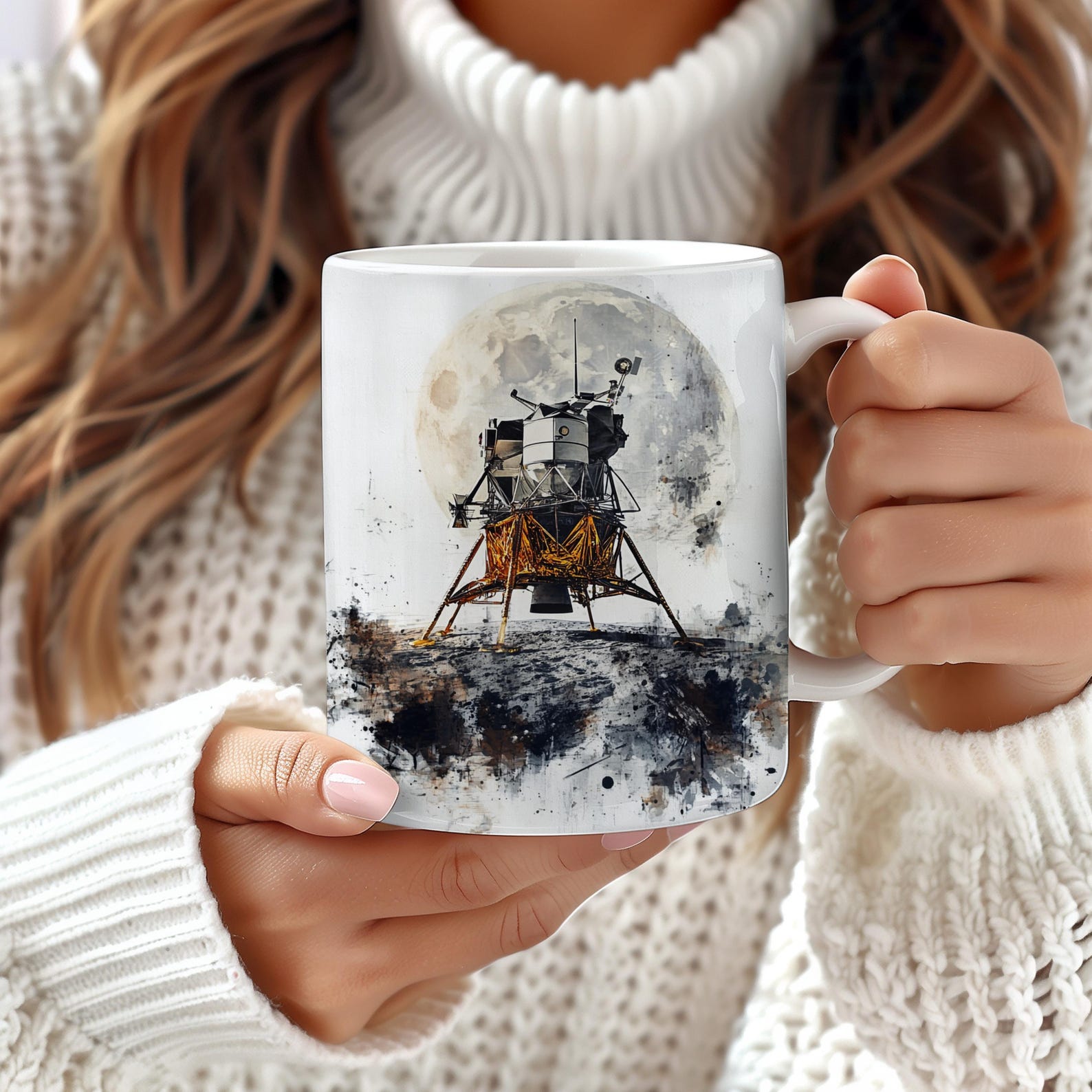 Vintage Apollo Spacecraft Mug, Space Art, Universe Mug, Astro Mug, Tea ...