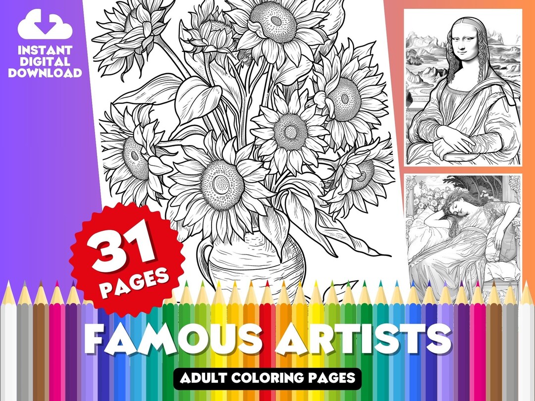 Famous Artists Adult Color Book - Il 1080xN.5806611517 1qhk 