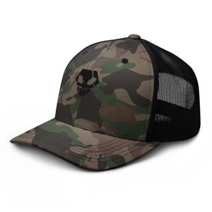 Embroidered Soul Reaper Cap Camouflage Anime Inspired Hat