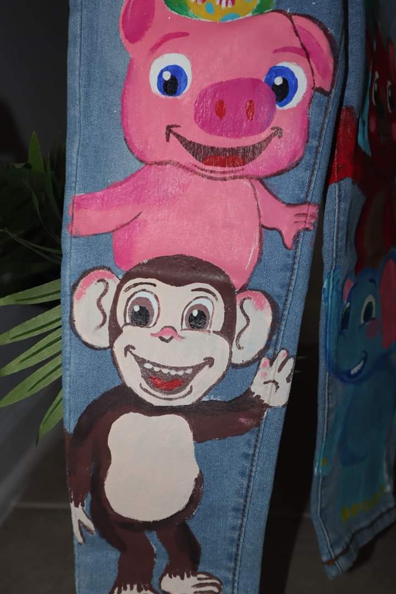 Custom Paint Overalls Etsy