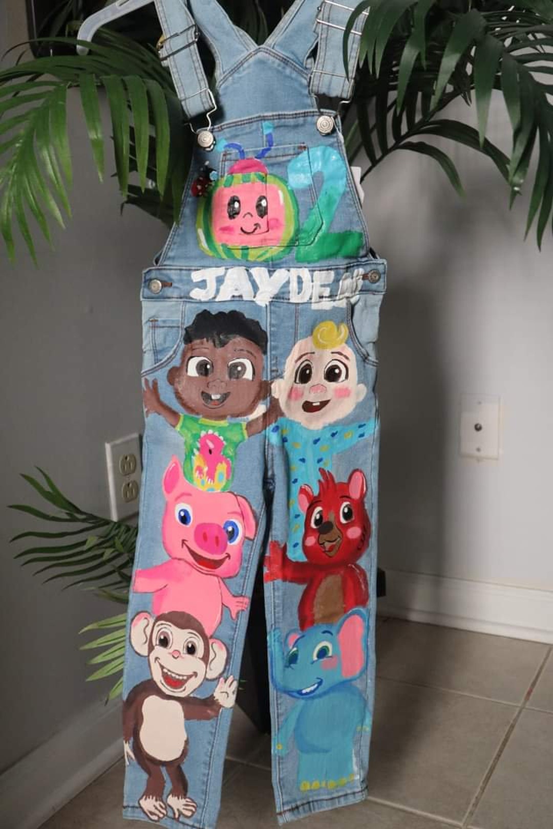 Custom Paint Overalls Etsy