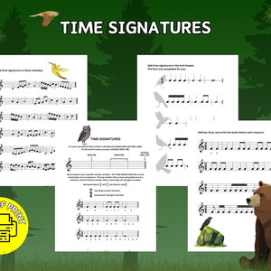 Maatsoorten & rusten toevoegen - PDF afdrukbaar - muziektheorieblad - muziek thuisonderwijs - beginnersmuziek - pianolessen - muziekles