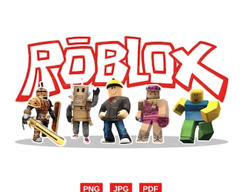 Roblox character PNG, JPG, PDF - Roblox character, stickers, stencils, cutouts, patterns or t-shirt designs etc.