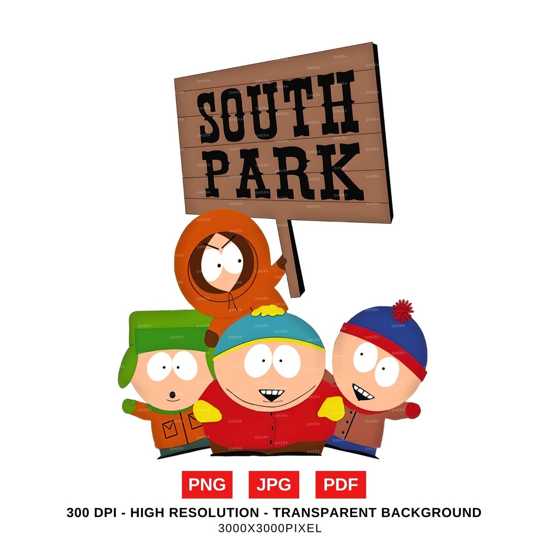 South Park Cliparts Png Jpg Pdf Cricut Cutting File Vector