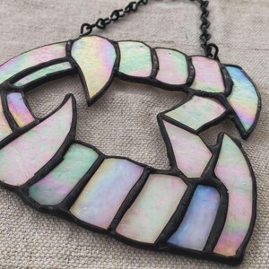 Made-to-order | Stained Glass Vampire Teeth | Halloween Decor | Window ...