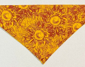 Tournesol | Bandanas pour animaux de compagnie