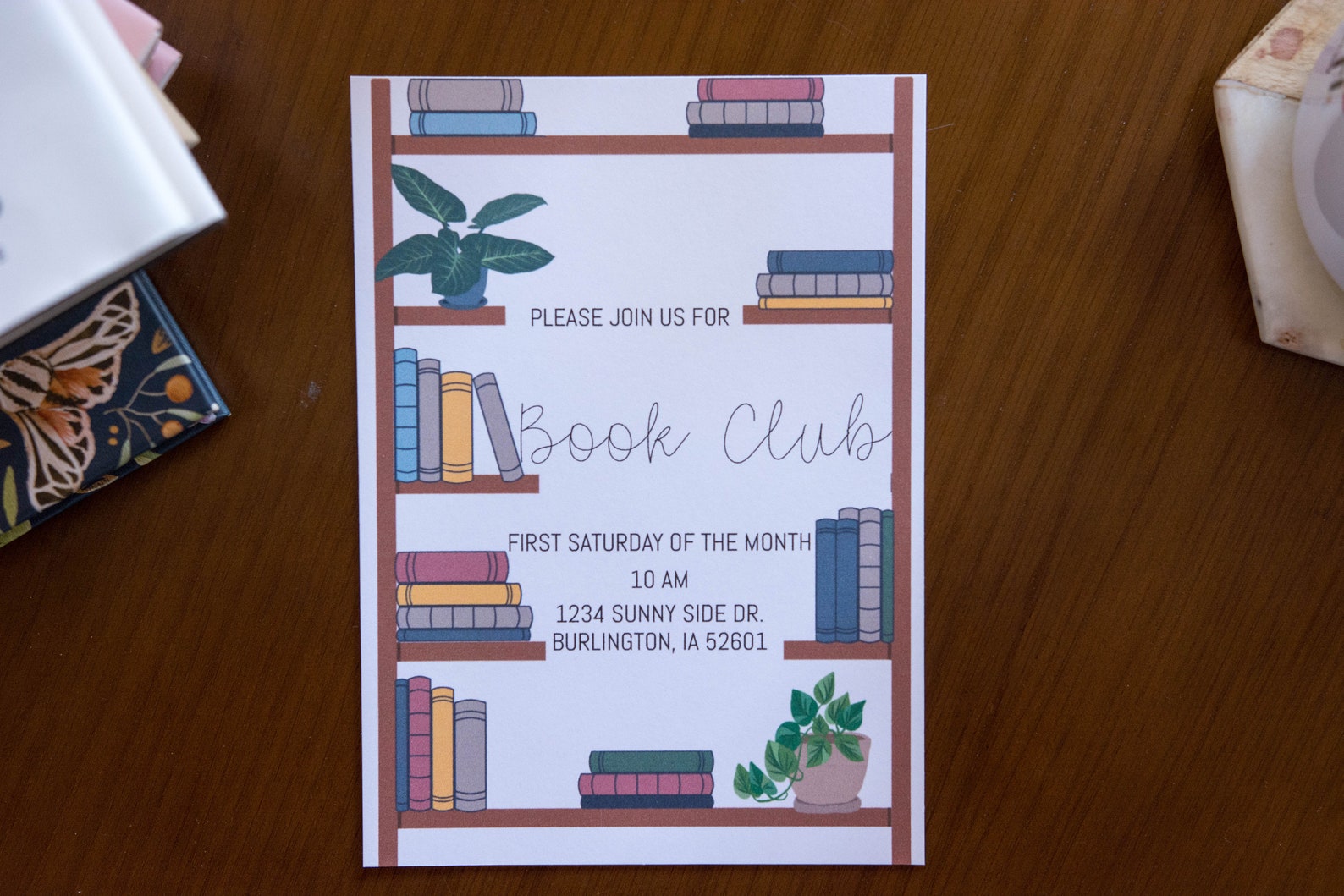 The Book Club Collection: Editable and Printable Book Club Invitations ...