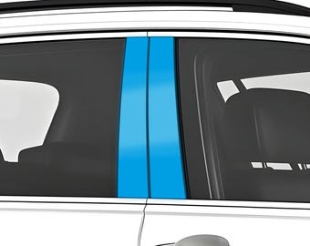 Decorative trim strip for Audi A4 B6|B7 Avant 2001-2008 & S4|RS4 (5-door estate) B-pillar trim panel