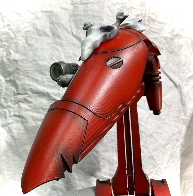 Battle Droid Head Fan Art 3D mr.bones Finished With Stand - Etsy