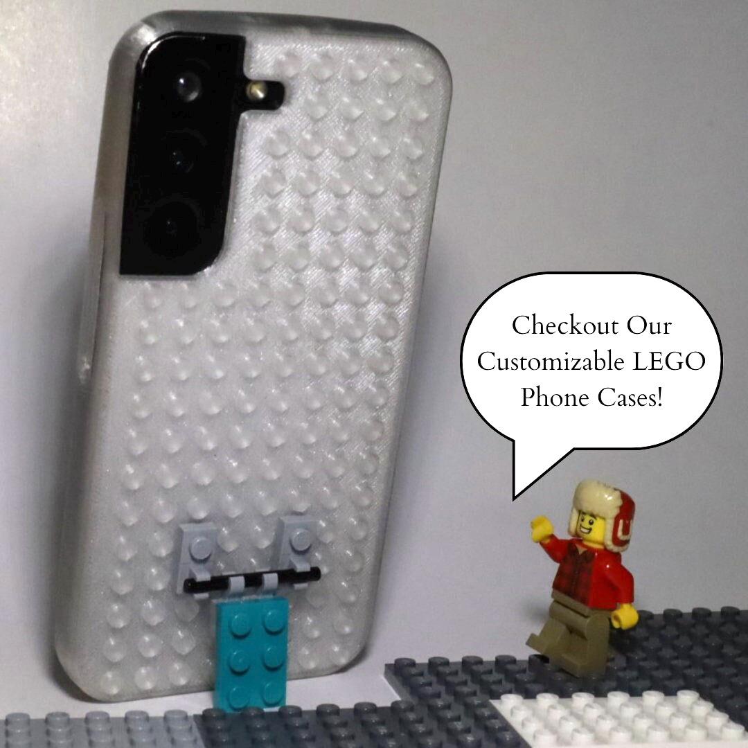 Samsung Phone Cases (LEGO Compatible) Durable Samsung Galaxy S21 S22  S23 S24 Multiple Colors