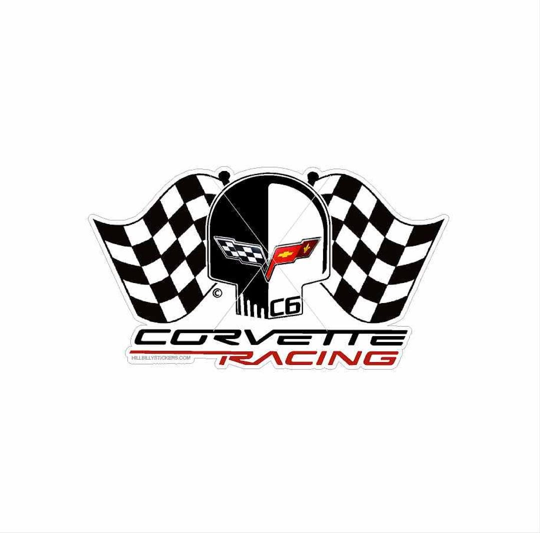 New - C6 Corvette Racing Sticker: (2.8