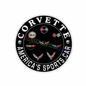 New - 8 Generations of the Vintage Vette - Sticker.  4.75&quot; Tall - Awesome Graphics and Colors. (New on the Market)   Makes a great gift!!