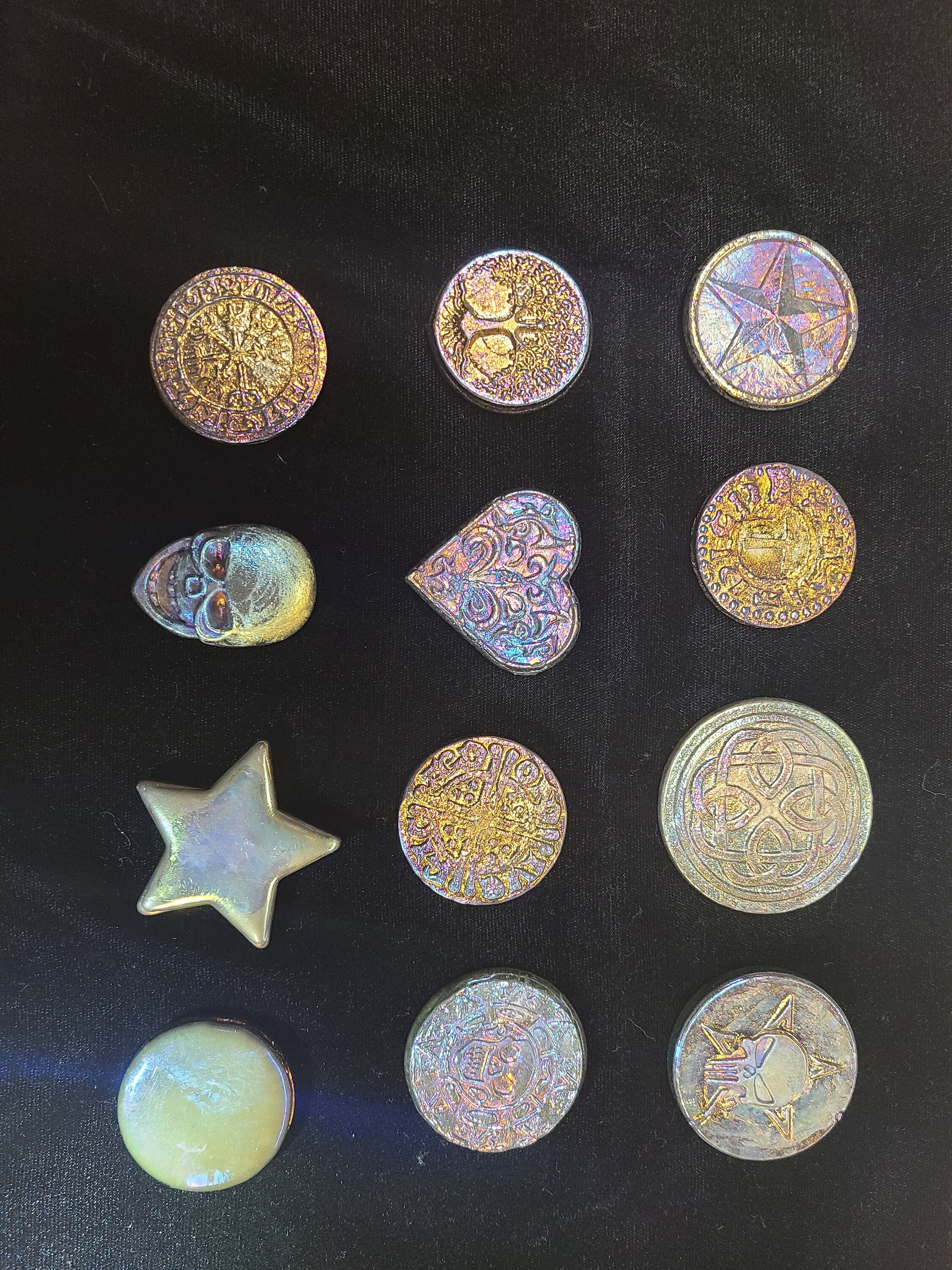 Bismuth Coins-hand Cast - Etsy